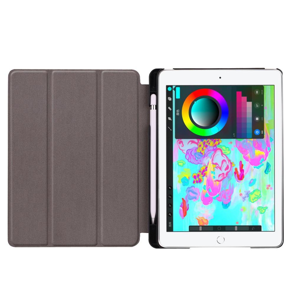 Etui Tri-fold med Pencil-holder iPad 9.7 6th Gen (2018) sort