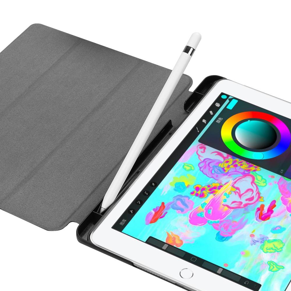 Etui Tri-fold med Pencil-holder iPad Air 9.7 1st Gen (2013) sort