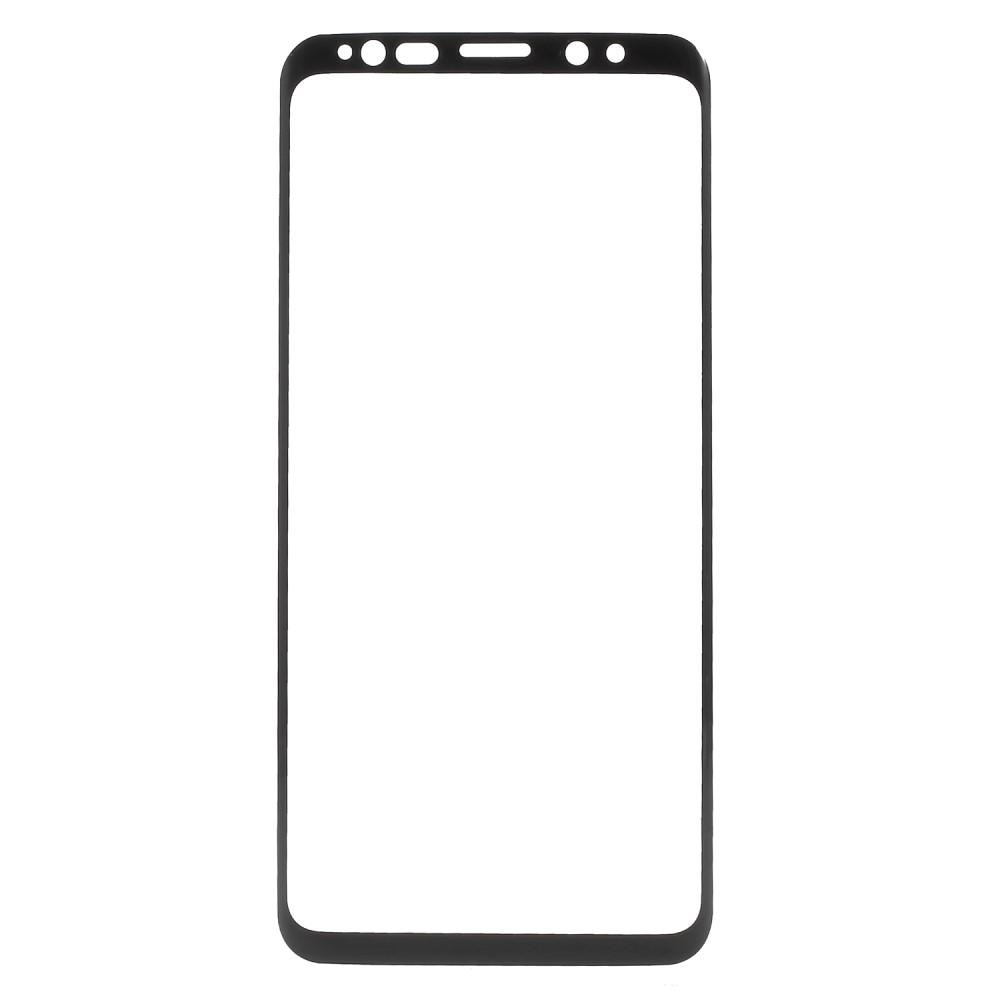 Full-fit Hærdet Glas Skærmbeskytter Galaxy S9 sort