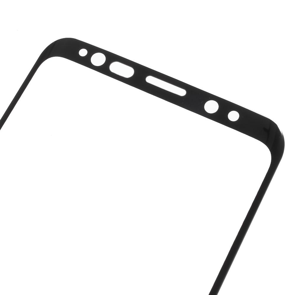 Full-fit Hærdet Glas Skærmbeskytter Galaxy S9 sort
