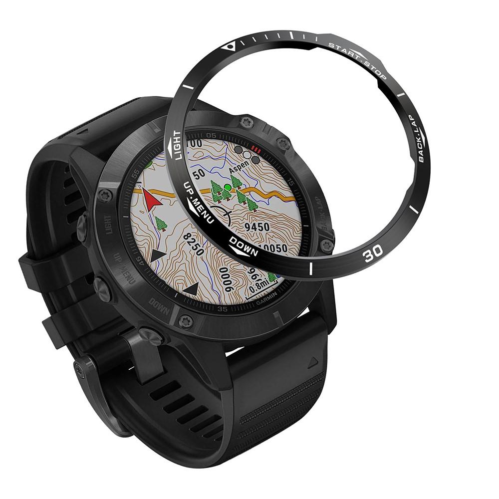 Ramme Garmin Fenix 6 sort