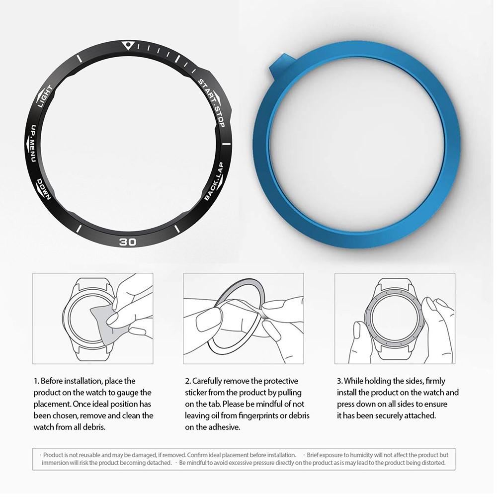 Ramme Garmin Fenix 6 sort