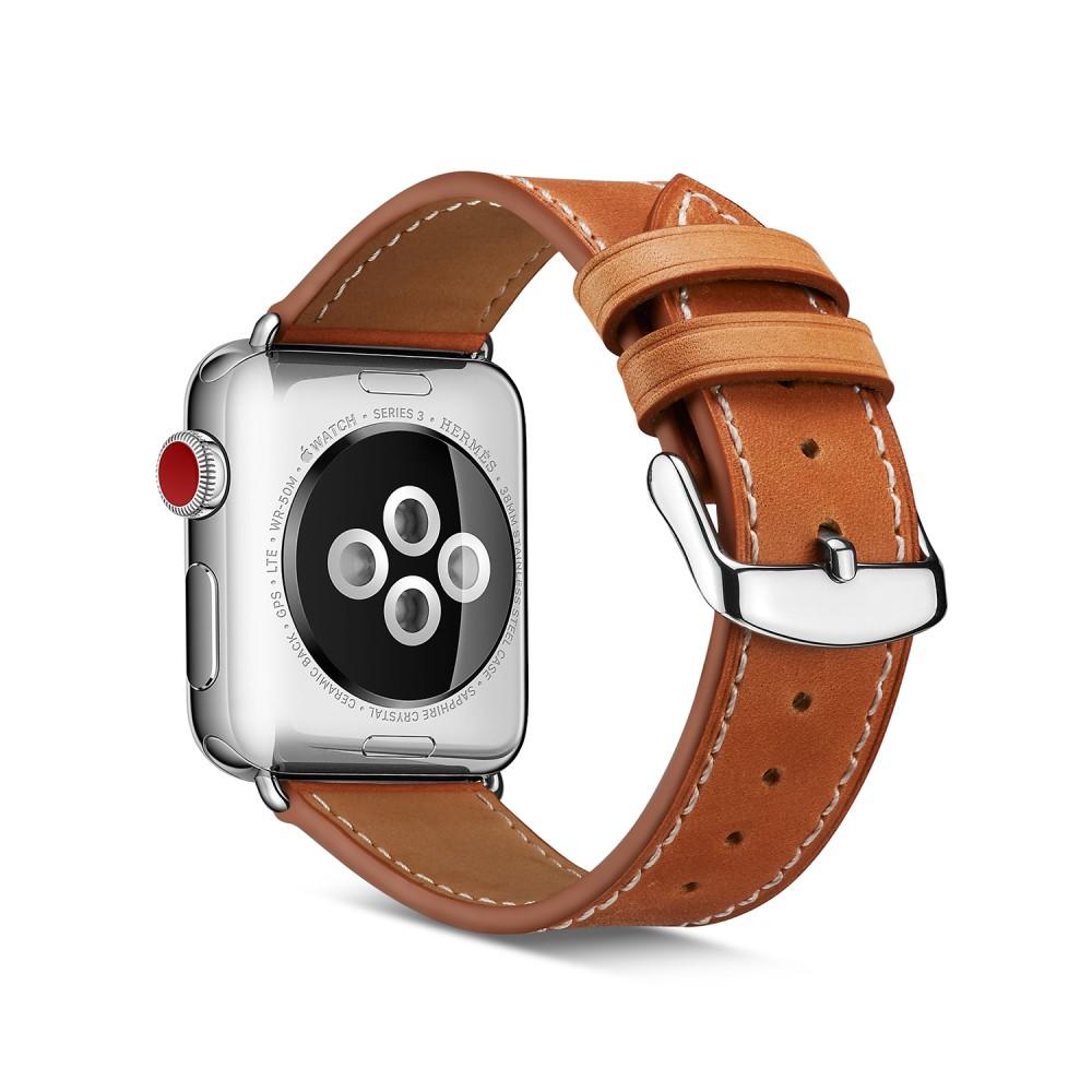 Læderrem Apple Watch Ultra 49mm cognac