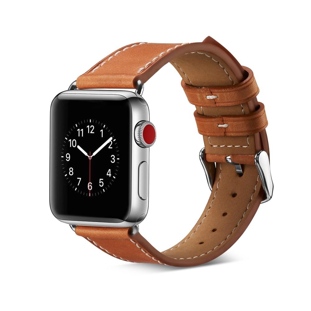 Læderrem Apple Watch Ultra 49mm cognac