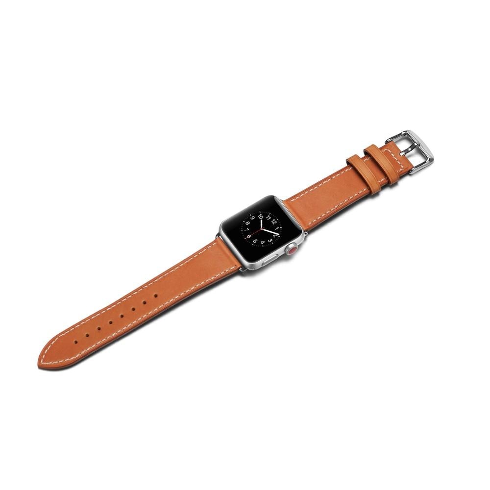 Læderrem Apple Watch 38/40/41 mm cognac