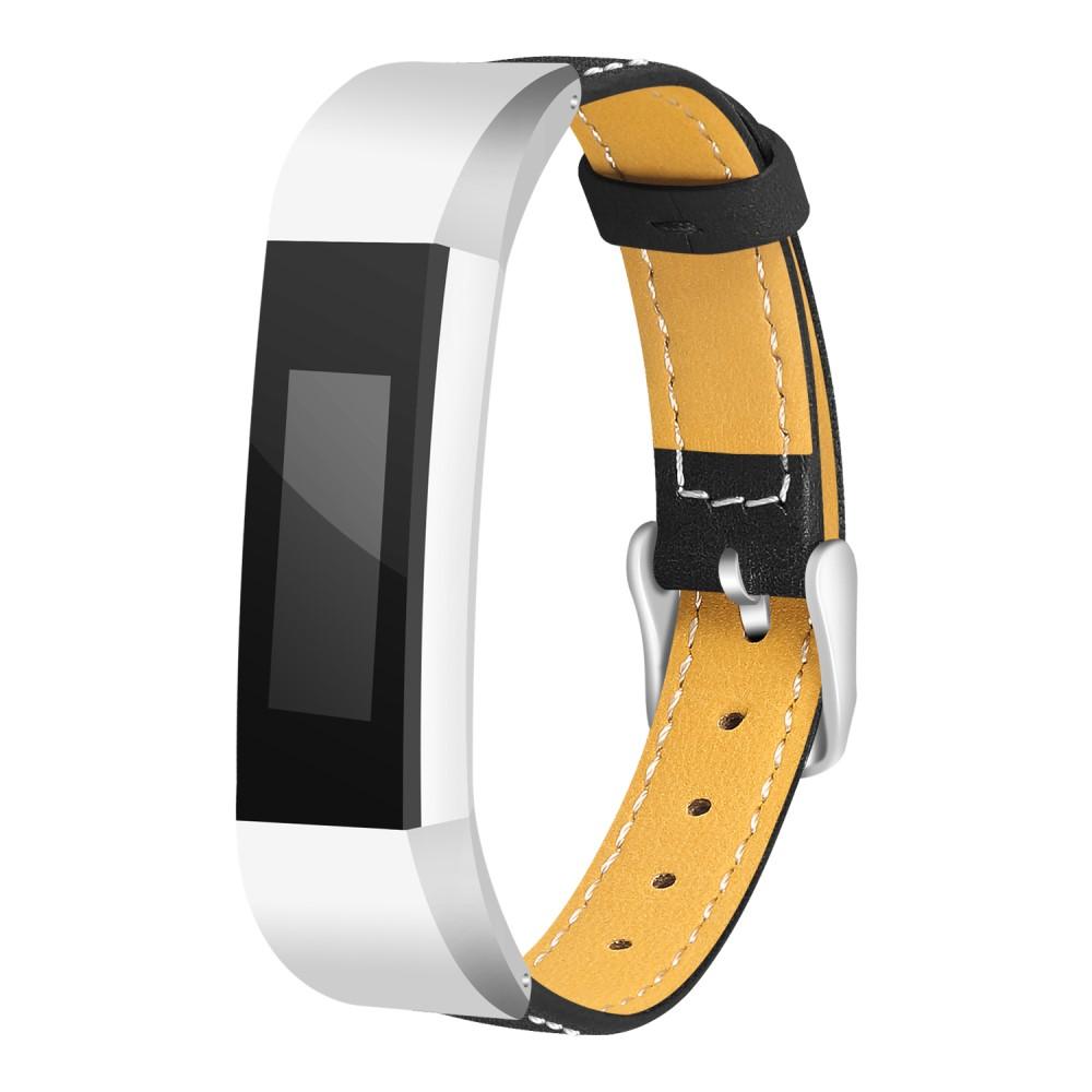 Læderrem Fitbit Alta/Alta HR sort