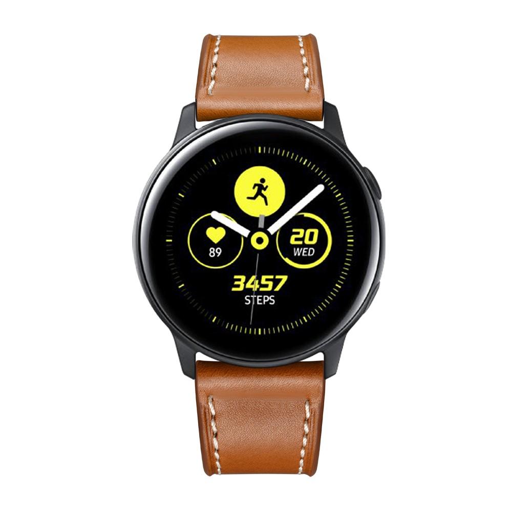 Læderrem Galaxy Watch Active/42mm brun