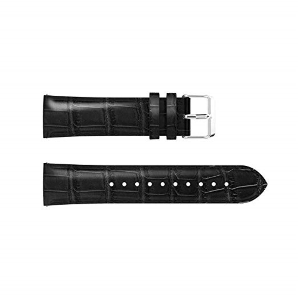 Læderrem Krokodil Huawei Watch GT/GT 2 46mm/GT 2e sort