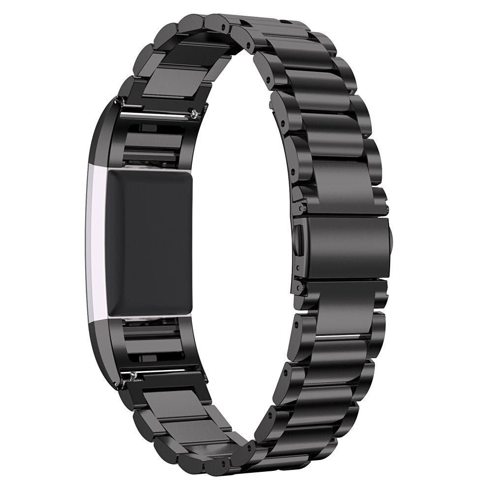 Metalarmbånd Fitbit Charge 2 Sort