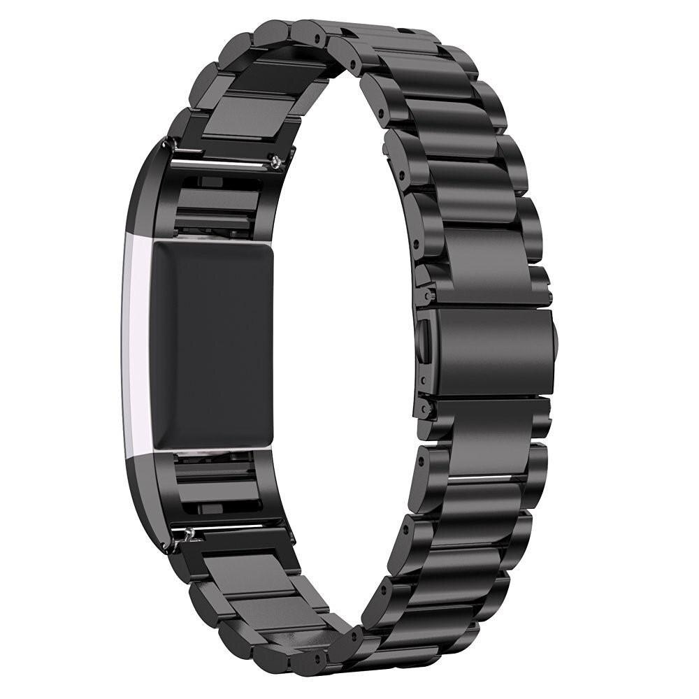 Metalarmbånd Fitbit Charge 2 sort