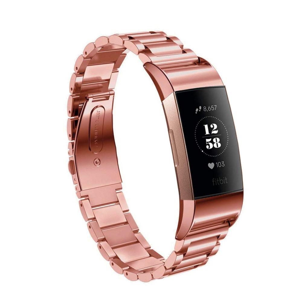 Metalarmbånd Fitbit Charge 3/4 rose guld
