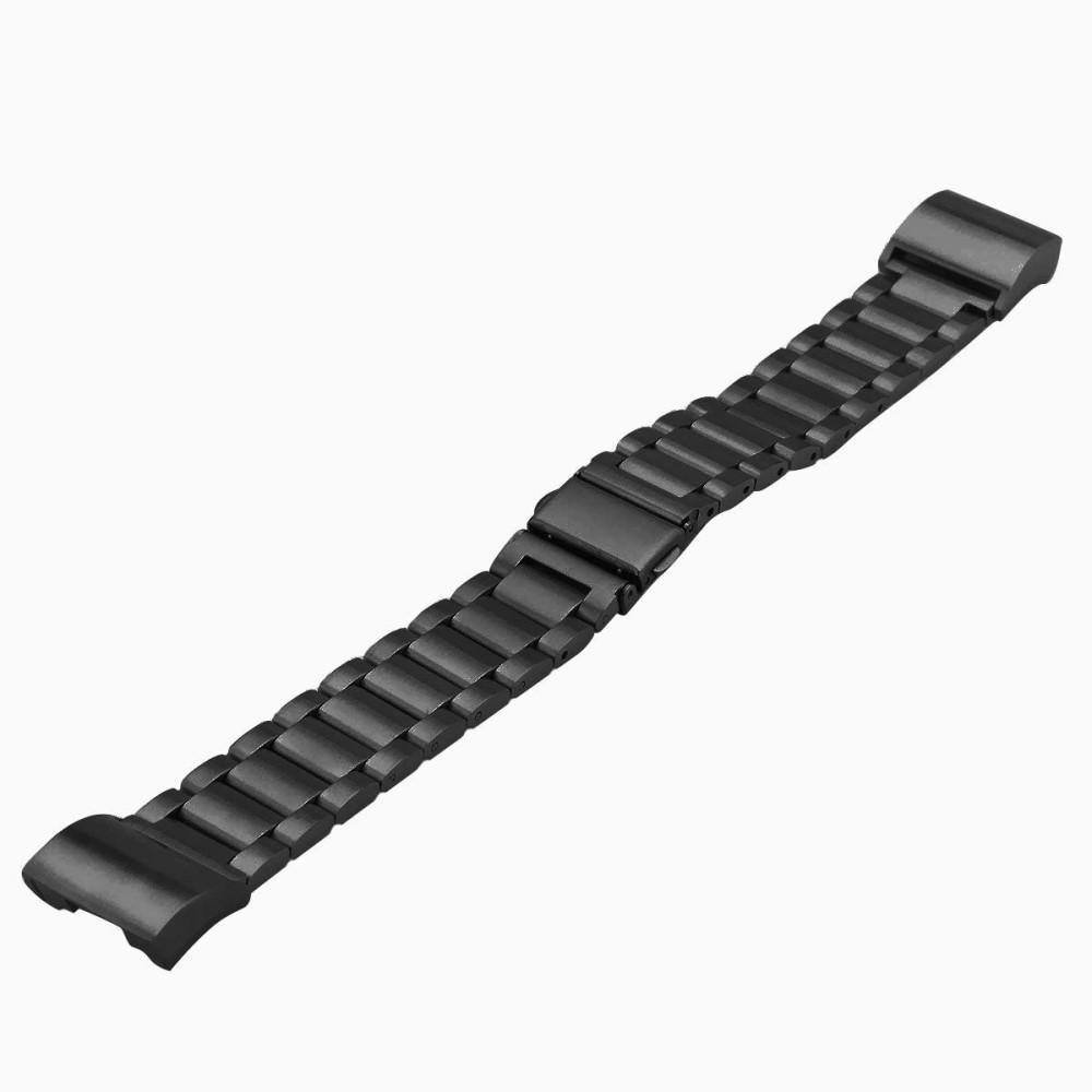 Metalarmbånd Fitbit Charge 3/Charge 4 Sort