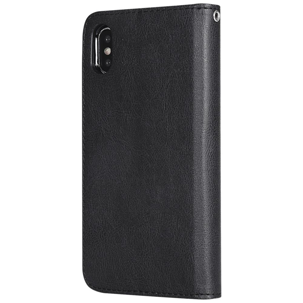 Magnetisk Wallet Apple iPhone X/XS sort