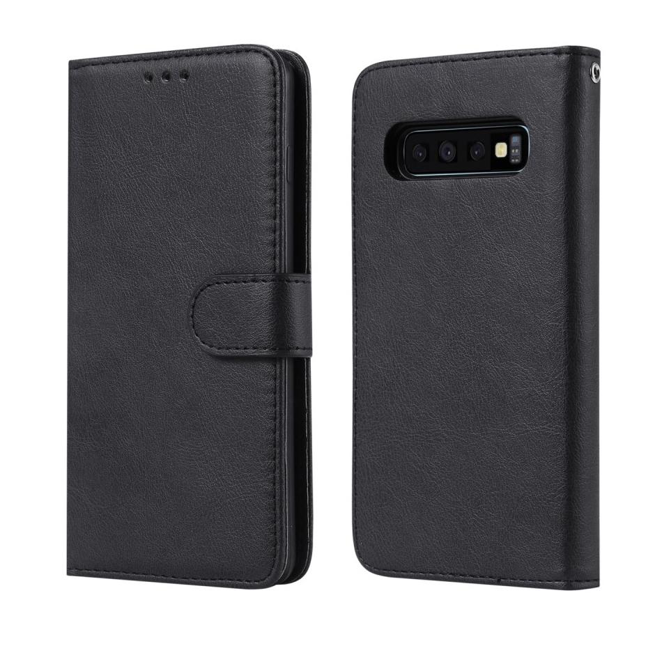 Magnetisk Wallet Samsung Galaxy S10 sort