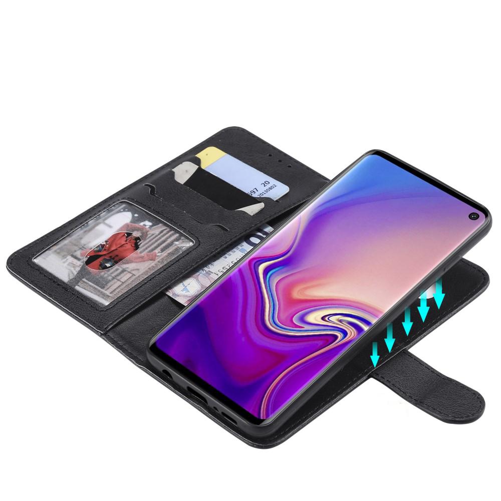 Magnetisk Wallet Samsung Galaxy S10 sort