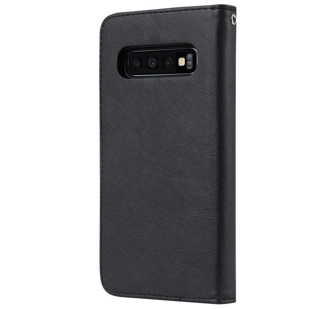 Magnetisk Wallet Samsung Galaxy S10 sort