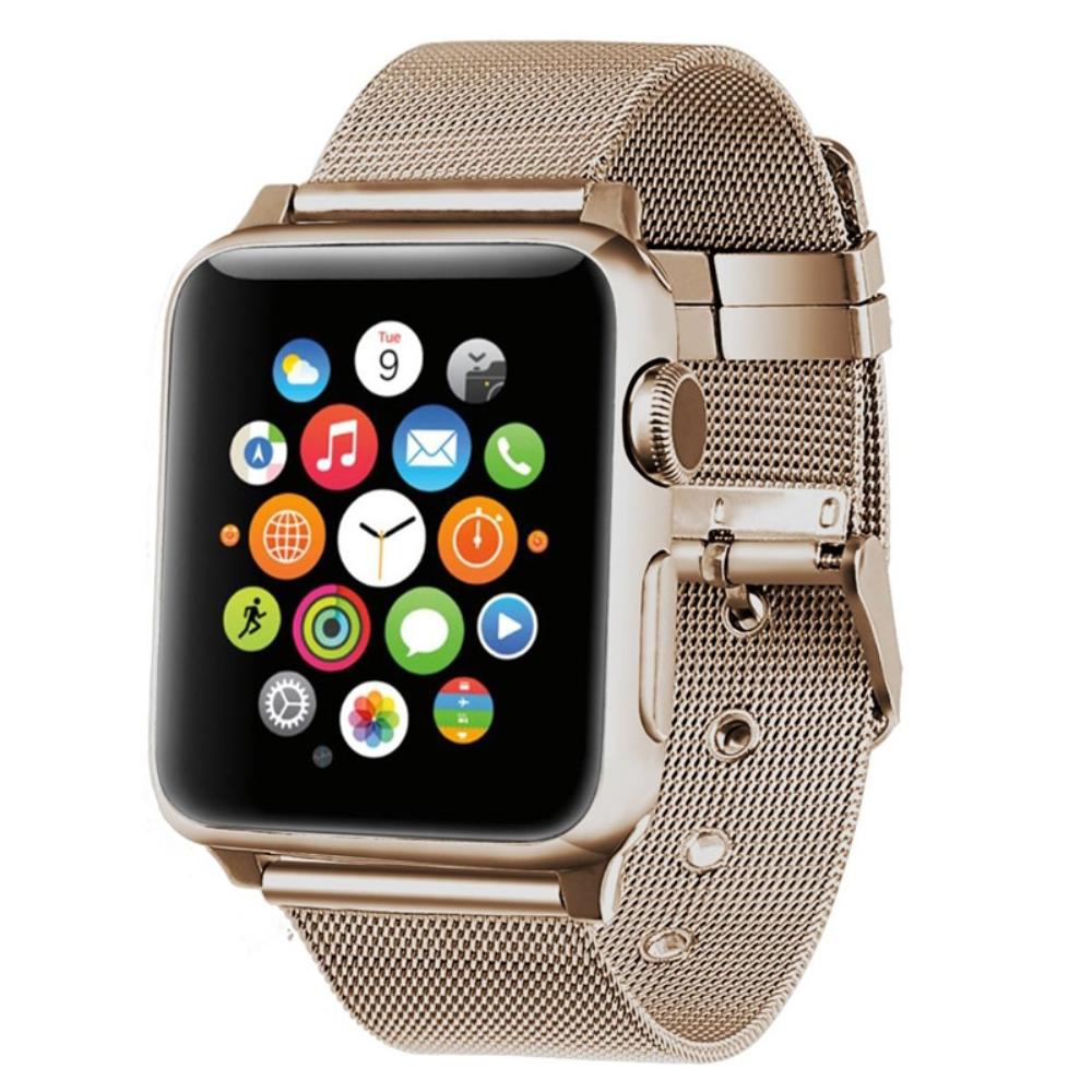 Mesh Bracelet Apple Watch Ultra 49mm Champagne Gold