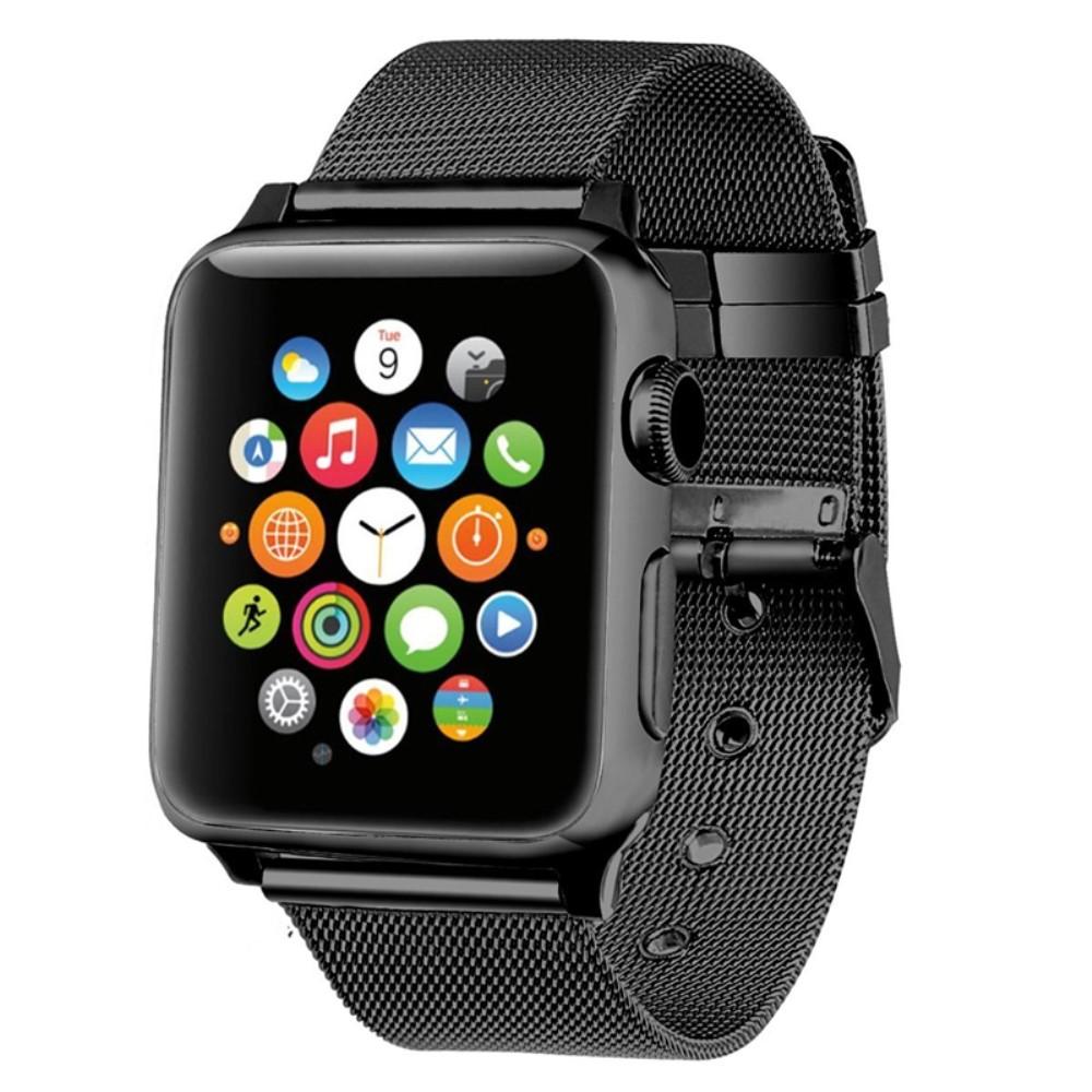 Mesh Bracelet Apple Watch 45mm Series 8 Black