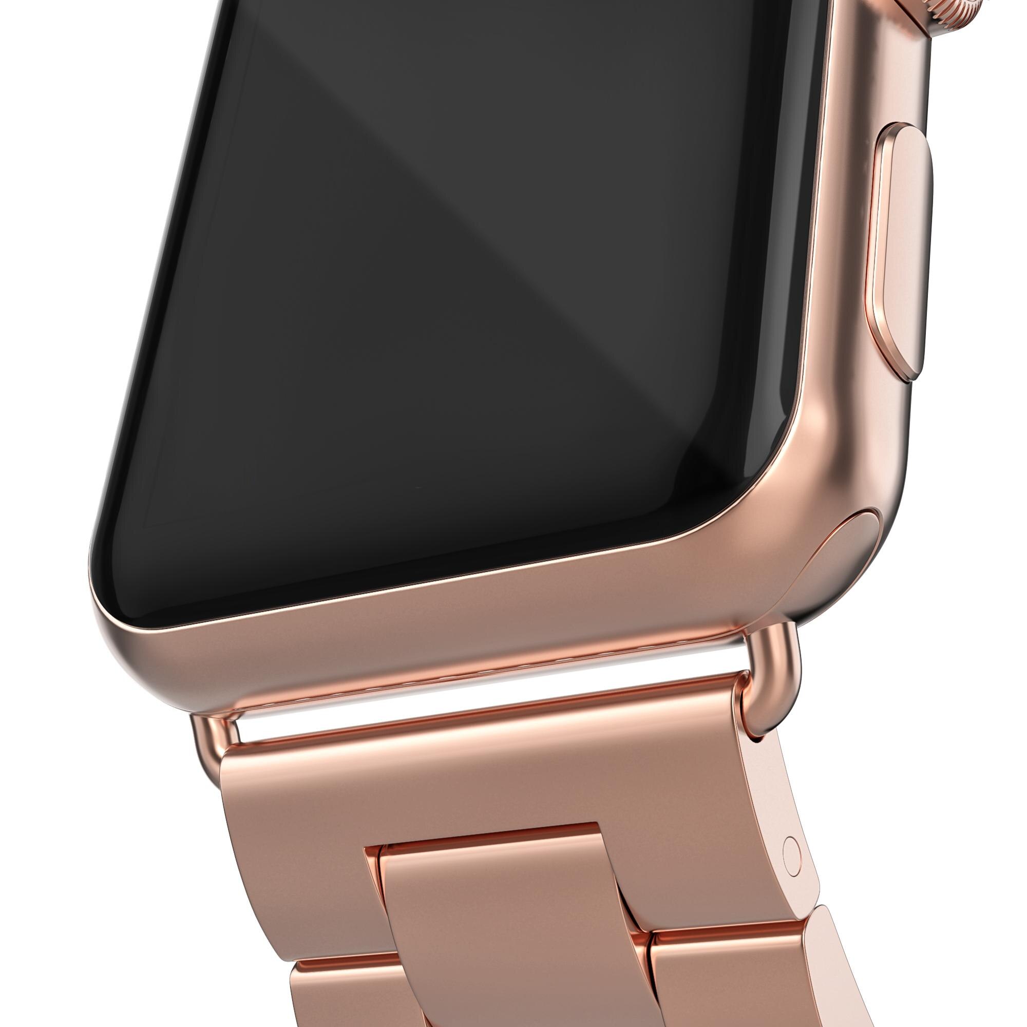 Metalarmbånd Apple Watch 38mm rose guld