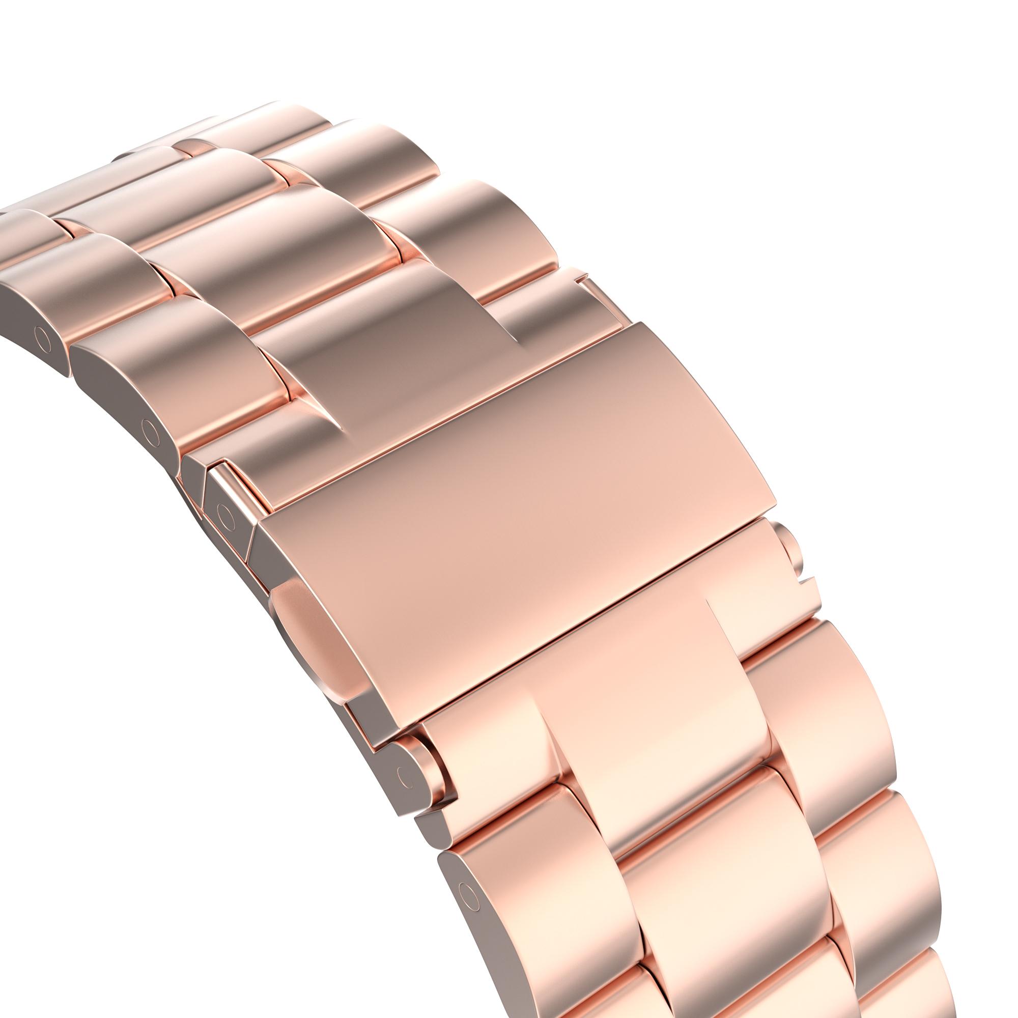 Metalarmbånd Apple Watch 45mm Series 9 rose guld