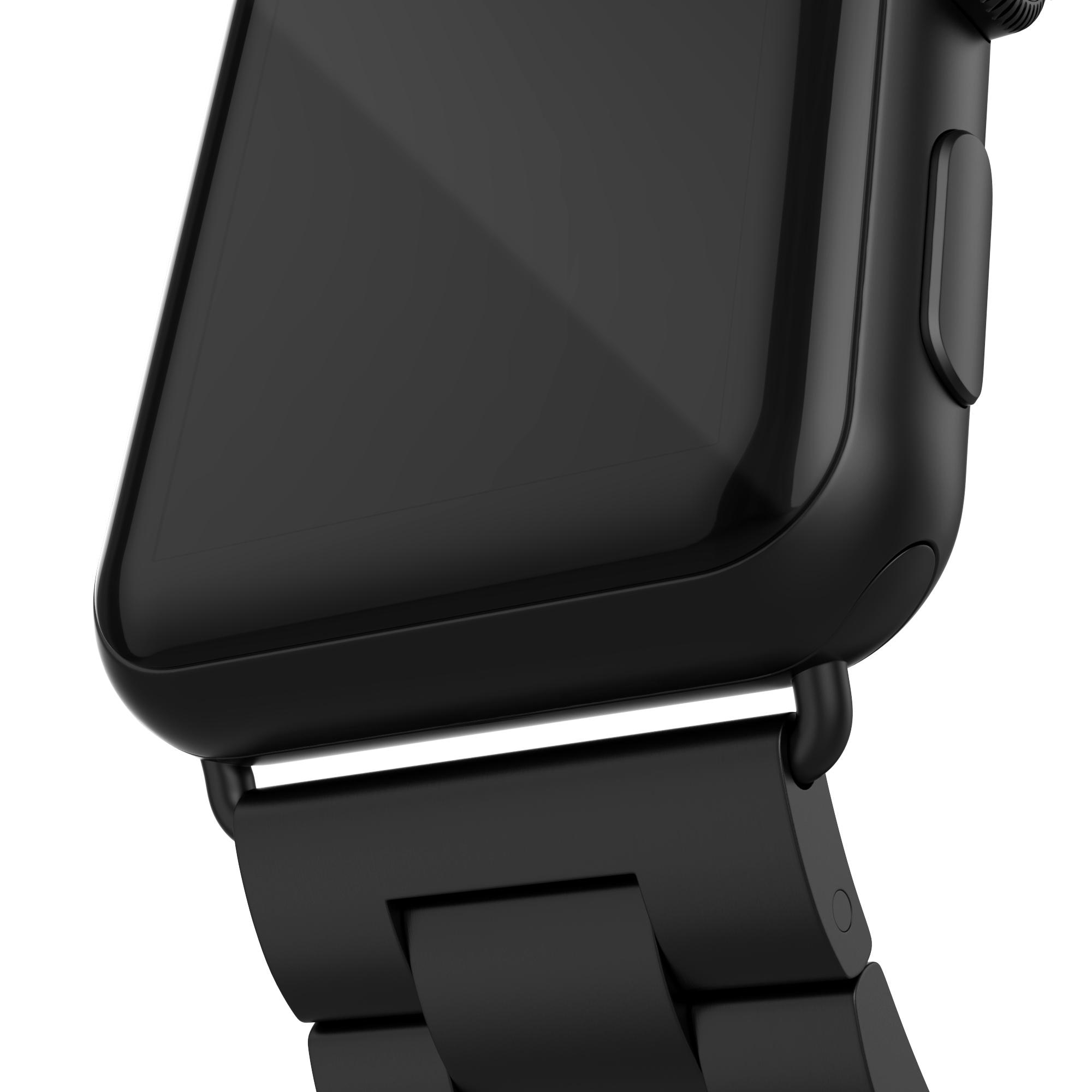 Metalarmbånd Apple Watch 45mm Series 8 sort