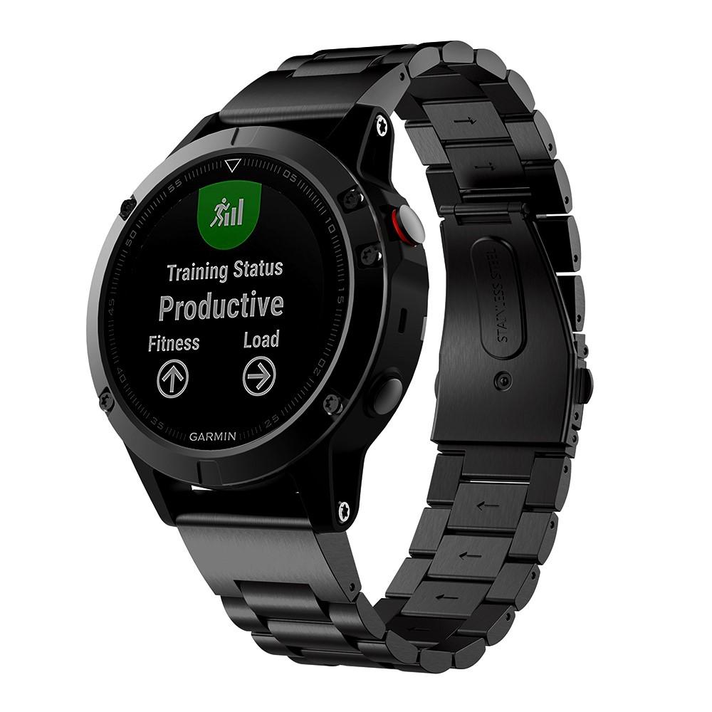 Metalarmbånd Garmin Forerunner 935/945/955/965 sort