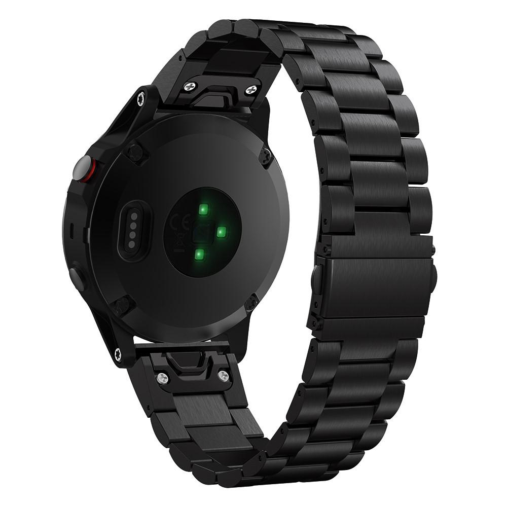 Metalarmbånd Garmin Forerunner 965 sort