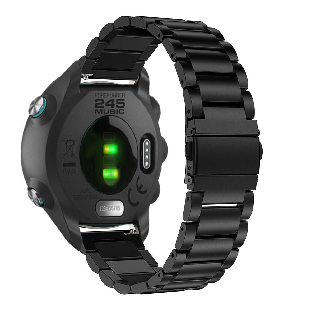 Metalarmbånd Garmin Forerunner 245 sort