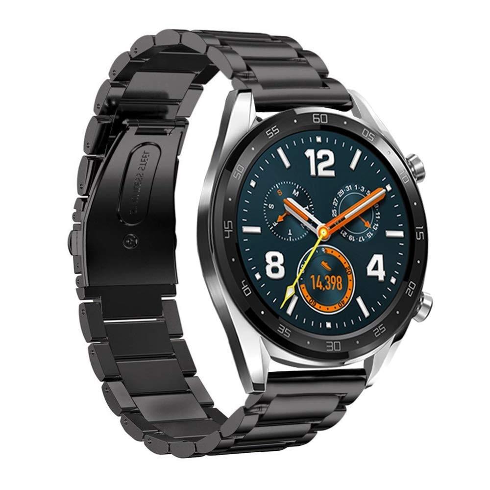 Metalarmbånd Huawei Watch GT/GT 2 46mm/GT 2e sort