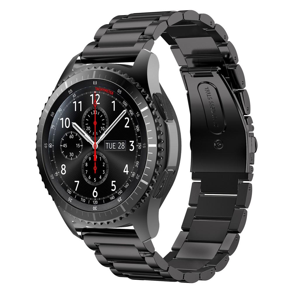 Metalarmbånd Samsung Gear S3 Frontier/S3 Classic sort