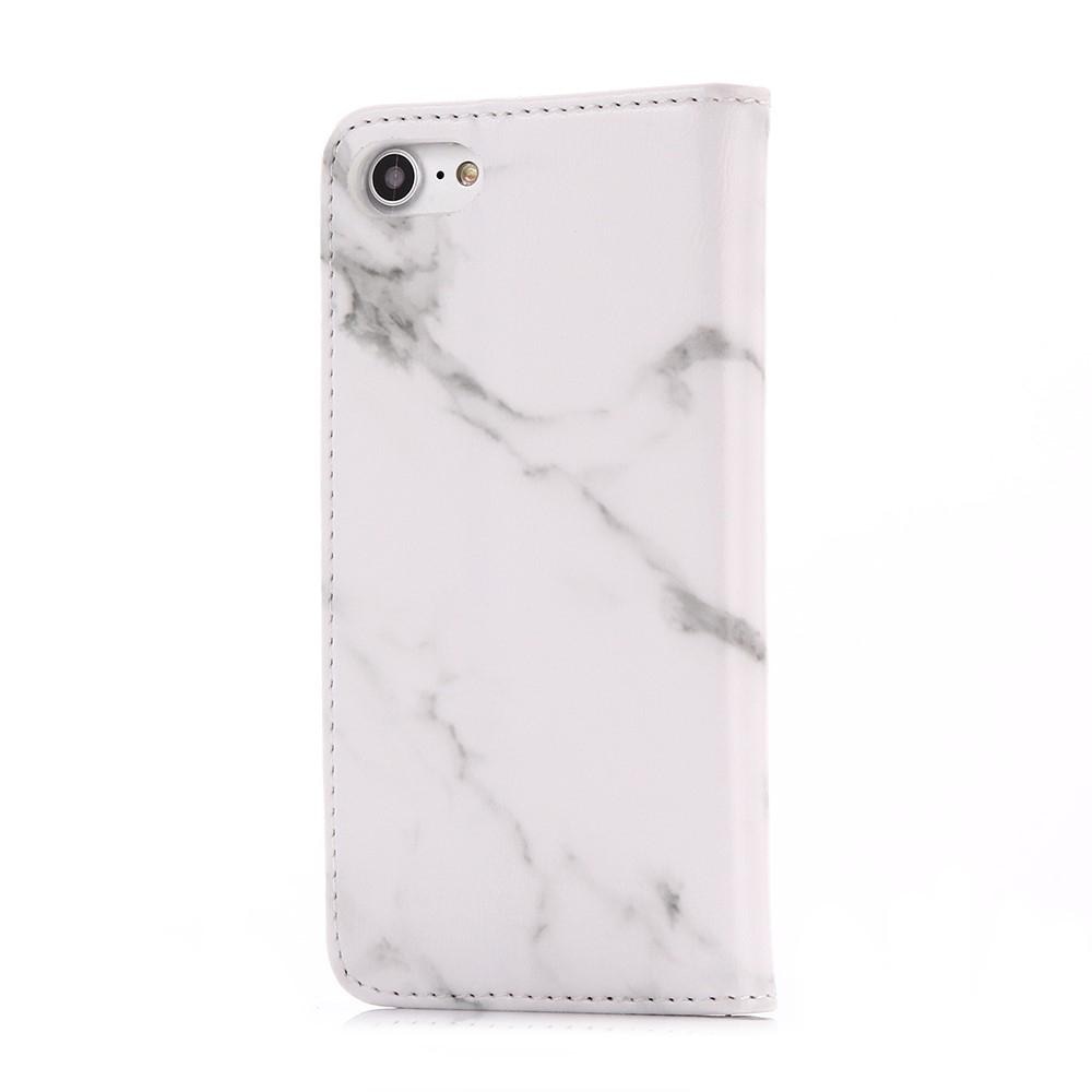 Mobiltaske iPhone SE (2022) Hvid marmor