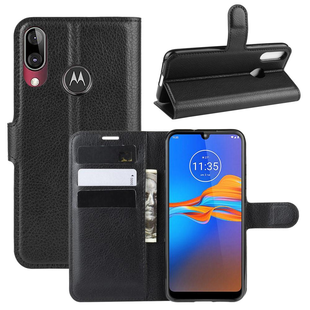 Mobiltaske Motorola Moto E6 Plus sort