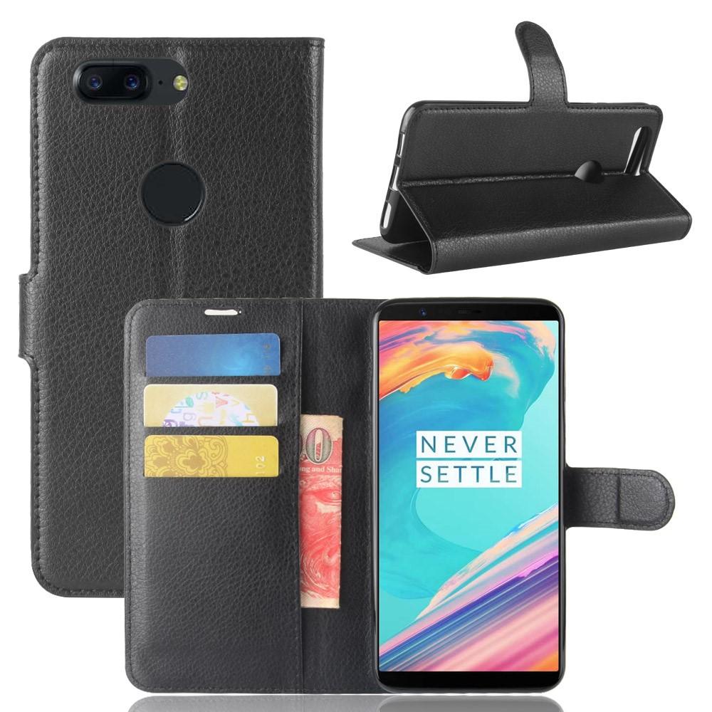 Mobiltaske OnePlus 5T sort