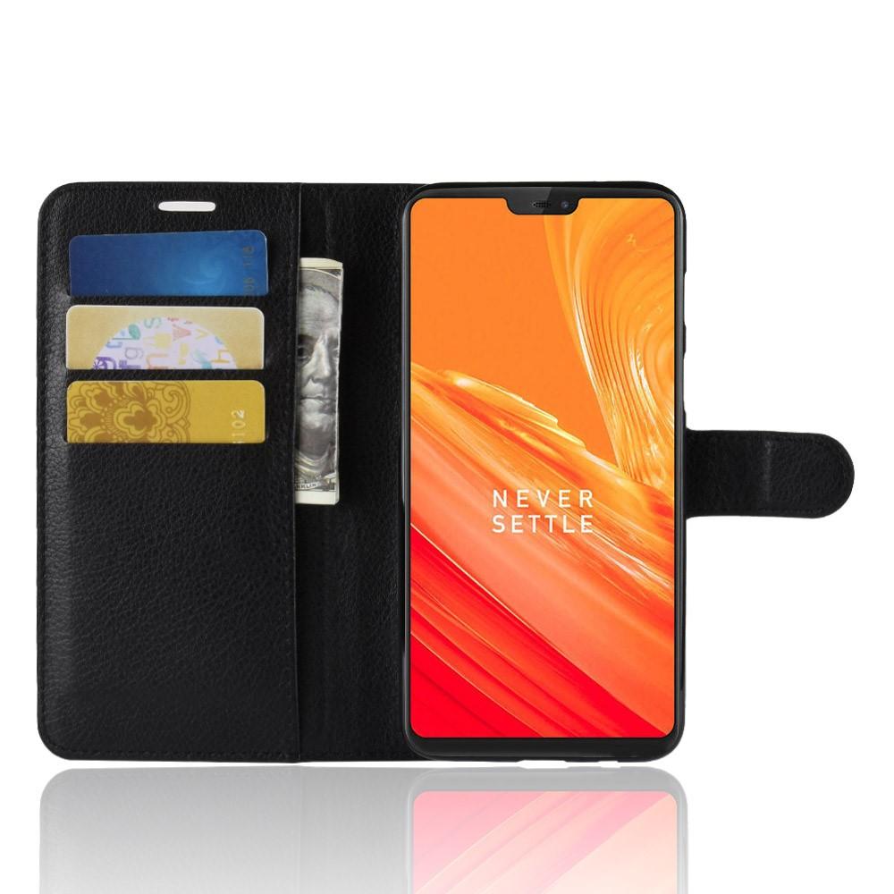 Mobiltaske OnePlus 6 sort