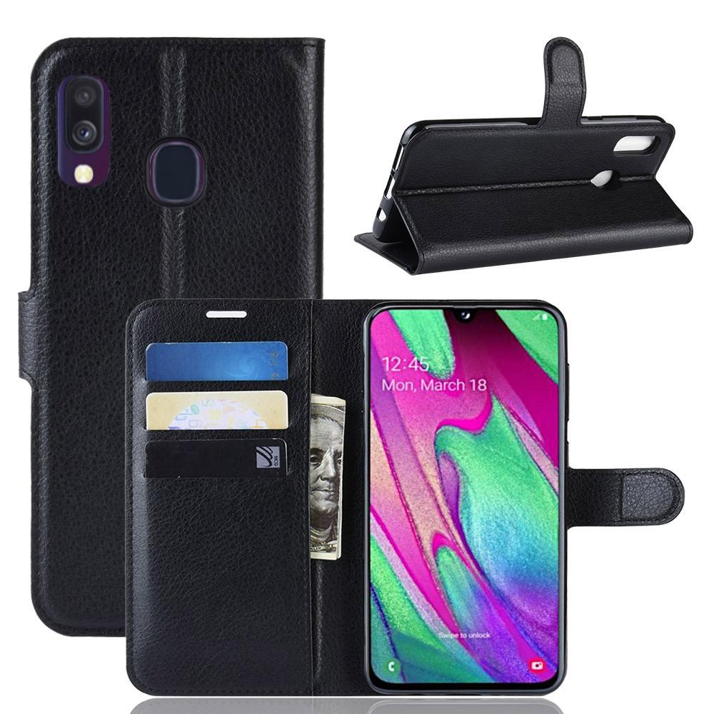 Mobiltaske Samsung Galaxy A40 sort