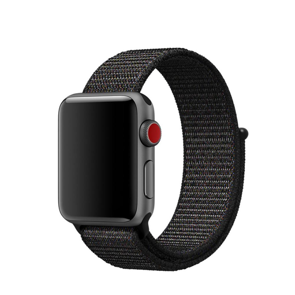 Nylonurrem Apple Watch 41mm Series 7 sort