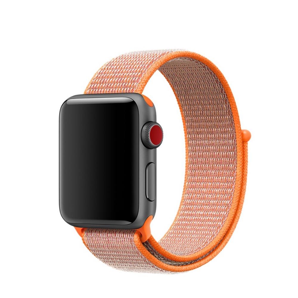 Nylonurrem Apple Watch 45mm Series 9 orange