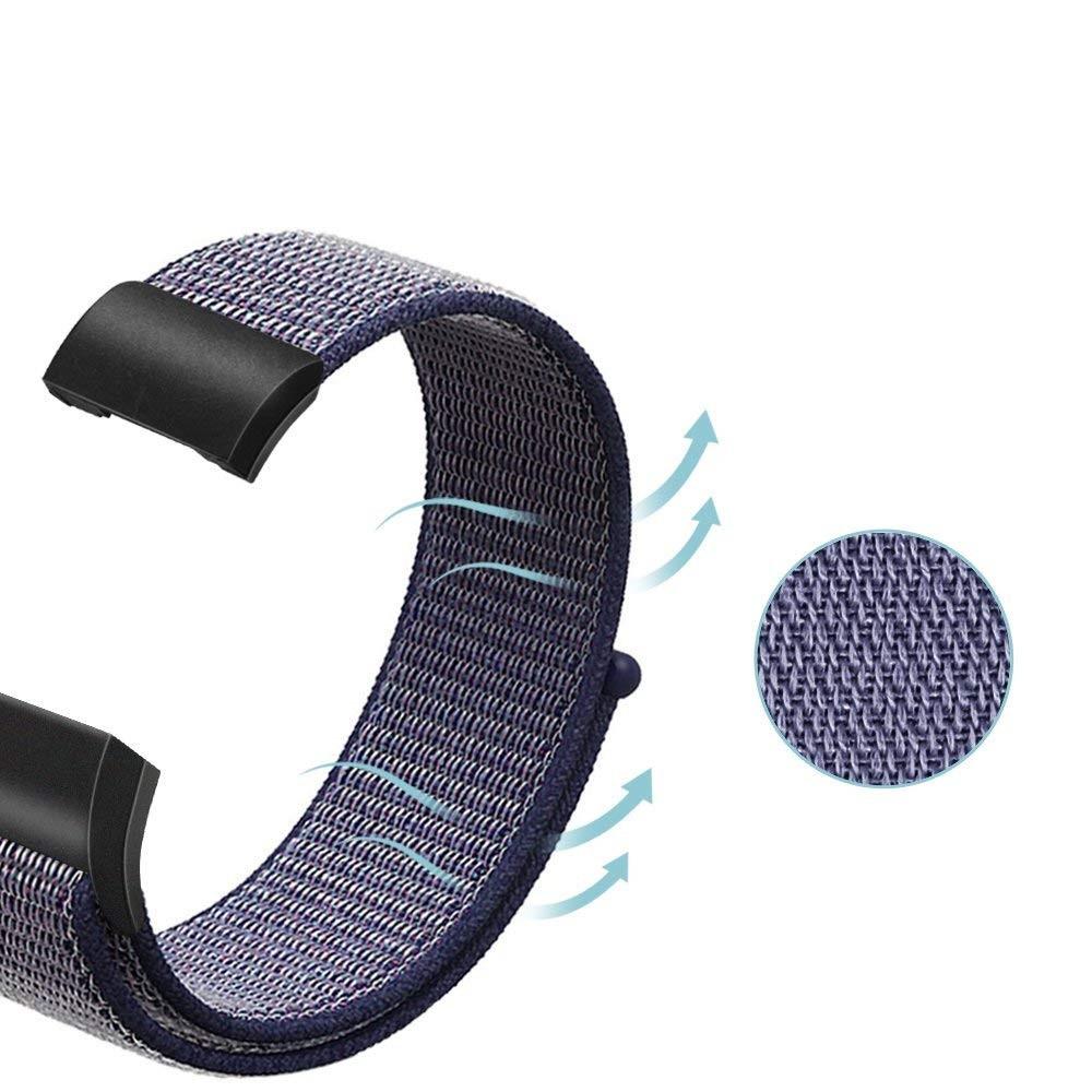 Nylonurrem Fitbit Charge 3/4 blå