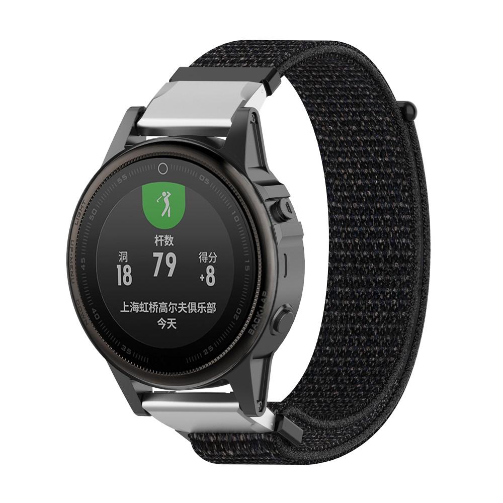 Nylonurrem Garmin Approach S70 42mm sort