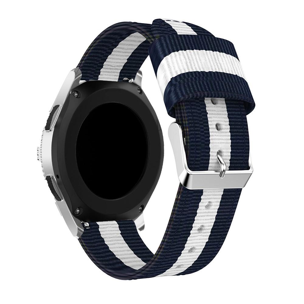 Nylonurrem Samsung Galaxy Watch 46mm blå/hvid