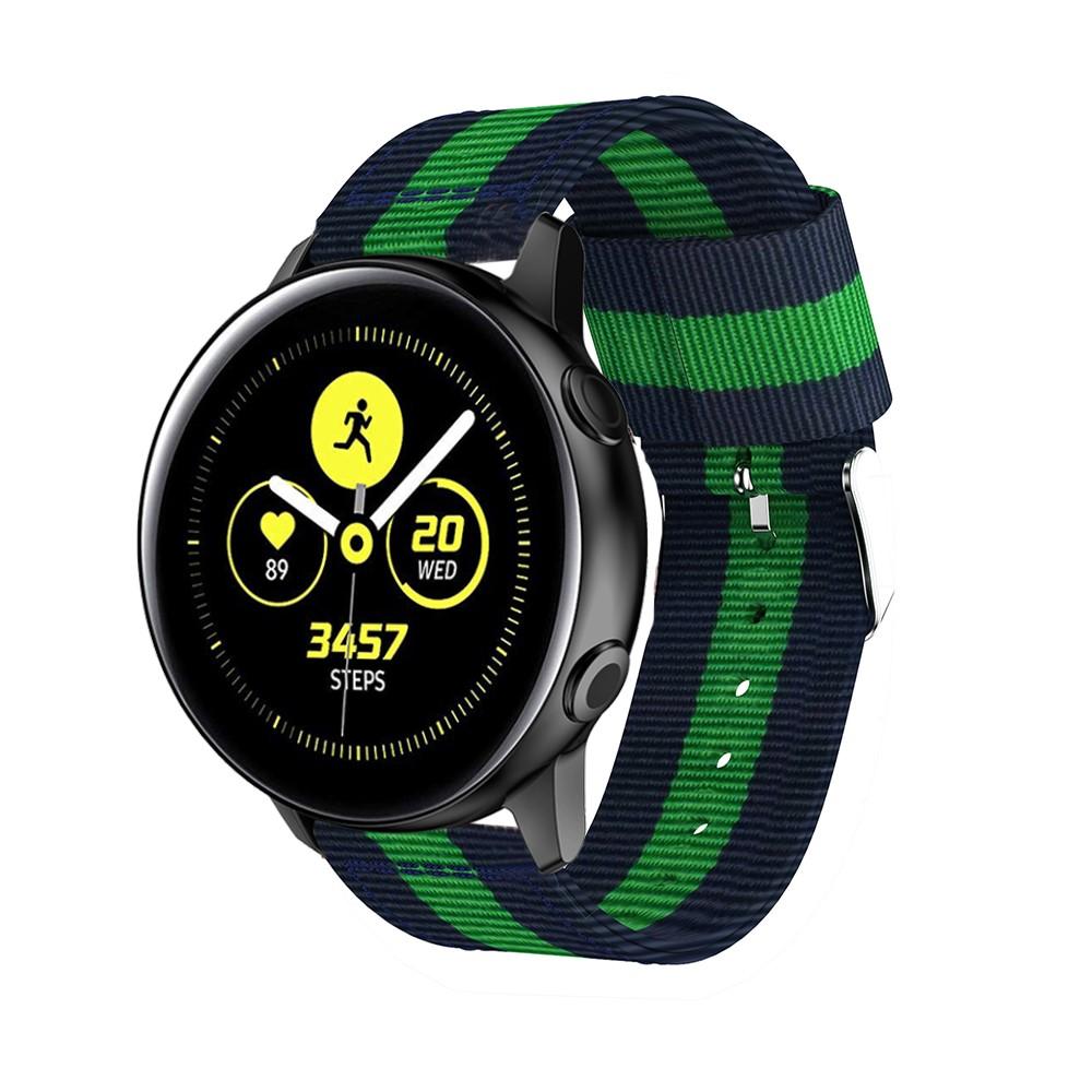 Nylonurrem Samsung Galaxy Watch Active blå/grøn