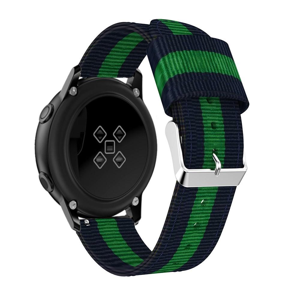 Nylonurrem Samsung Galaxy Watch Active blå/grøn