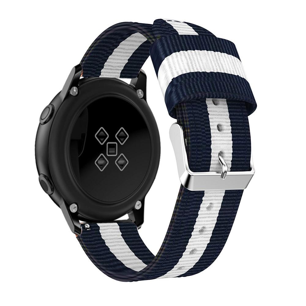 Nylonurrem Samsung Galaxy Watch Active blå/hvid