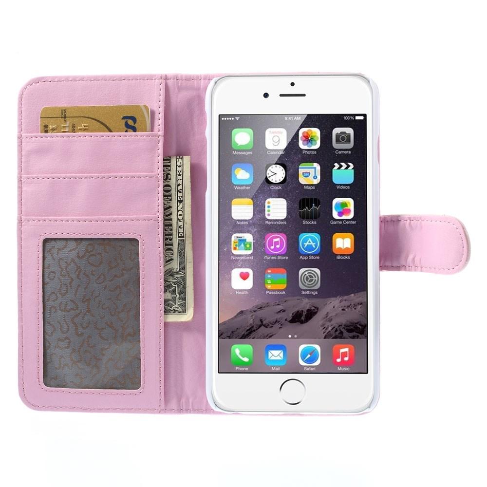 Tegnebogsetui Apple iPhone 6/6S Quilted lyserød