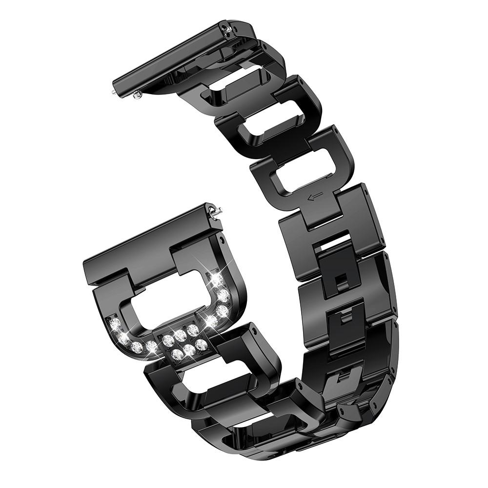 Rhinestone Bracelet Garmin Venu 2 Plus sort