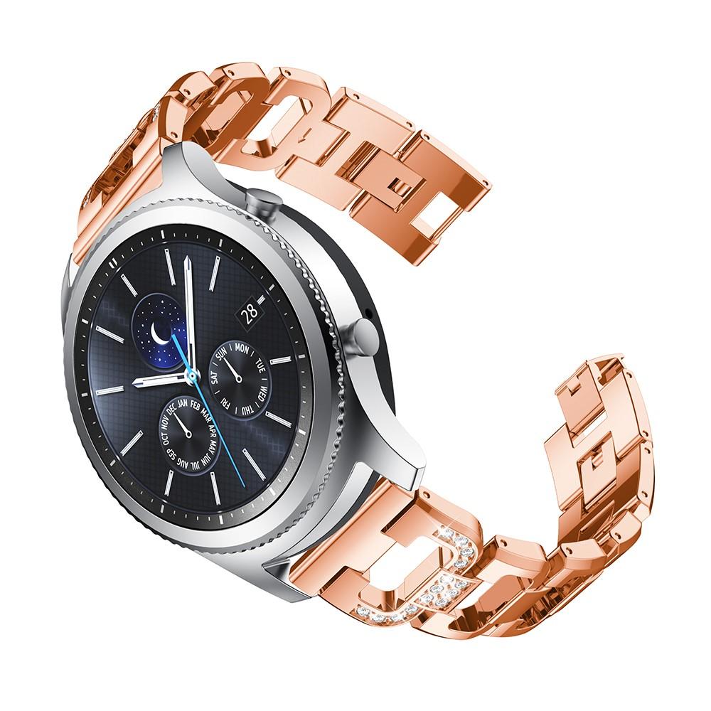 Rhinestone Bracelet Galaxy Watch 46mm/Gear S3 Rose Gold