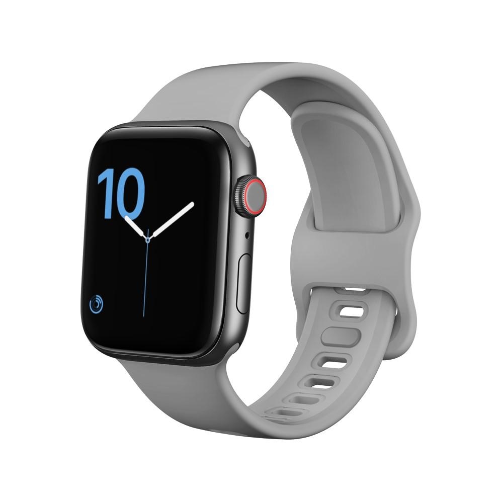 Silikonearmbånd Apple Watch 38/40/41 mm grå