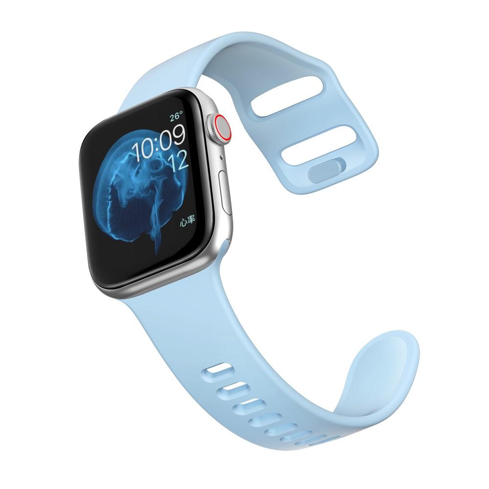 Silikonearmbånd Apple Watch 38/40/41 mm lyseblå