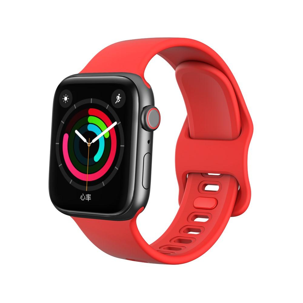 Rem af silikone til Apple Watch 41mm Series 8 rød