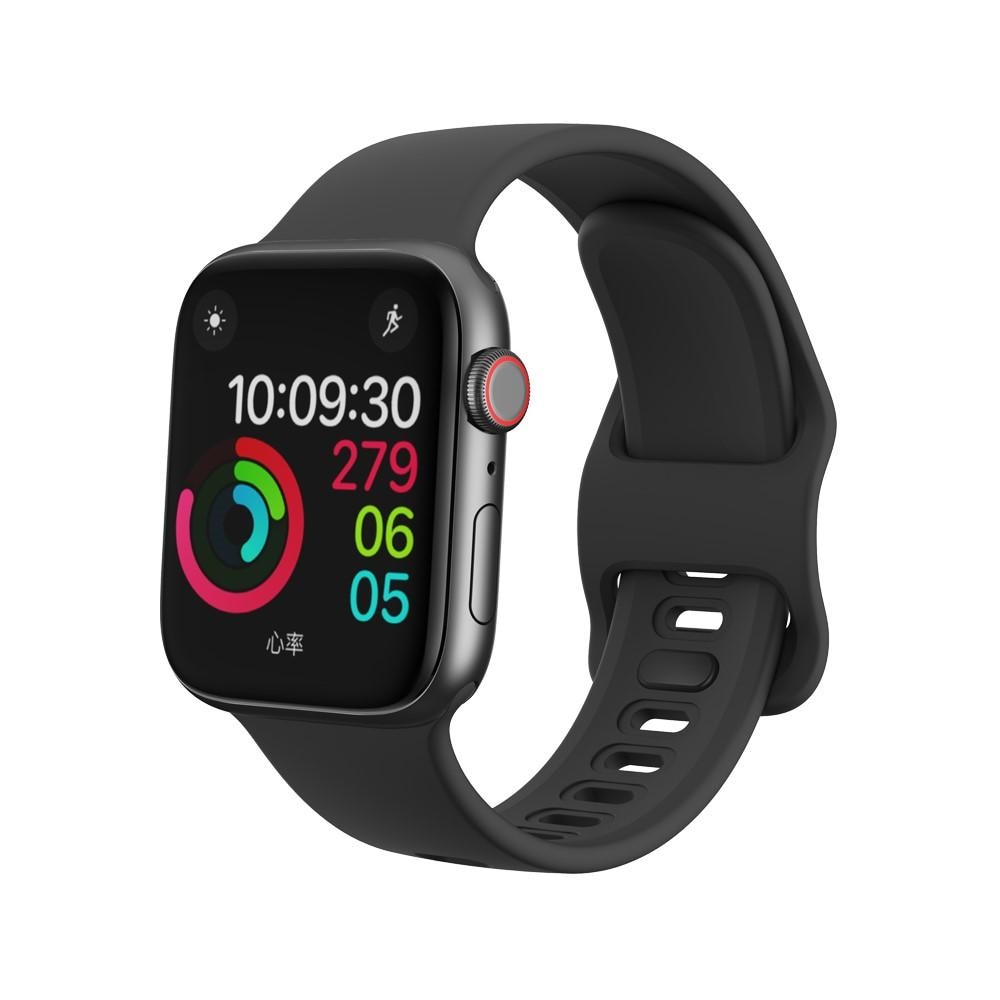 Rem af silikone til Apple Watch SE 40mm sort